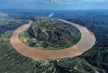 陕西延安黄河乾坤湾+枣园革命旧址+宝塔山包车一日活动英文服务【可提供英文及小语种导游服务-往返接送-可选导游-可代订门票】