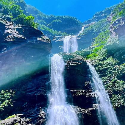庐山风景名胜区三叠泉秀峰双瀑一日游真纯玩含门票+索道+少爬山