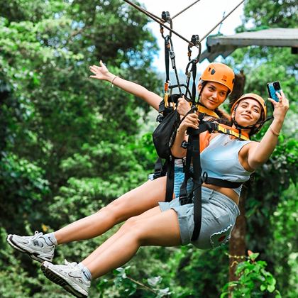 苏梅岛：那通飞鹰丛林飞跃Hawk Adventure空中步道