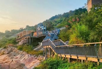 【霞浦日落线】杨家溪榕枫公园+花竹村+小皓东壁日落含接送门票【杜家堡古民居建于明末清初，距今已有 400 年历史，具有深厚的古村落文化】