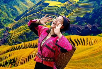 【8人团/私家团】桂林龙脊梯田-金坑梯田+黄洛瑶寨一日游【[升级体验]新增8人团高速玩法，更省时！私家团玩法，一单一团，高速往返，金牌司导带您畅游龙脊！】