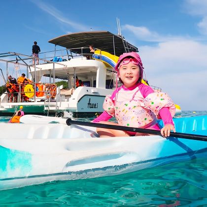 泰国普吉岛皮皮岛+蜜月岛+蛋岛全景一日游 网红玛雅湾
