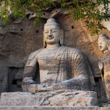 【30人左右团】悬空寺登临+云冈石窟3小时+木塔一日游