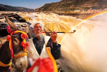 陕西黄河壶口瀑布+黄帝陵一日游【可选20人行政舱+专车接早】【酒店专车接早，摒弃被戏称半日游的大巴车绕市内一圈接早，给您旅途中更多的休息时间~】