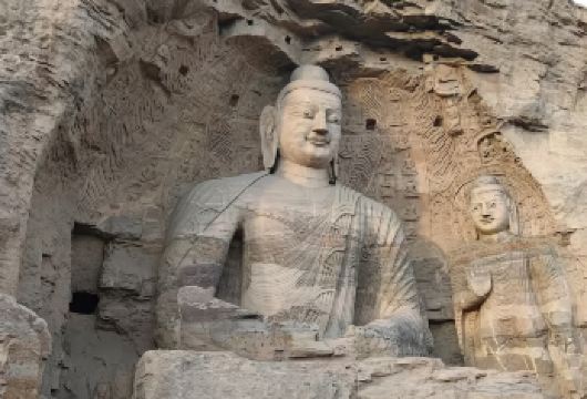 【20人团下午场深度游览3小时 】山西大同云冈石窟景区半日游【1、资深导游深度讲解2小时，纯玩无购物。沉浸式感受云冈历史文化底蕴。】