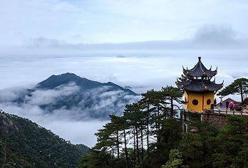 九华山一日游【市区酒店/黄山北站接送I含门票+景交+导游】【九华山福地+佛学文化，旅游观光两不误】