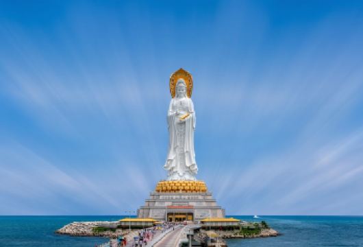 三亚南海观音+天涯海角一日游丨纯玩丨含门票+往返接送【108米海上观音，可免费抱佛脚；】