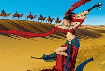 【淡季特惠赠住宿】敦煌莫高窟+鸣沙山月牙泉一日游 上门接送【宿行无忧：赠舒适住宿+敦煌火车站/机场接站服务，敦煌市区内酒店上门接送】