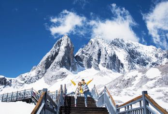丽江玉龙雪山景区【大索道+蓝月谷一日游】赠衣氧+6-8人小团【[优质服务]主城区、丽江古城周边及束河古镇免费接送】