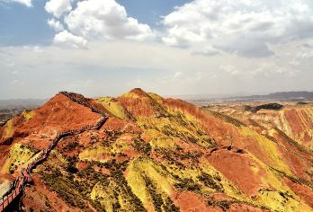 兰州全景一日8人内小团【水墨丹霞+天斧沙宫+河口古镇+省博】【精品一日游，小车商务出行，无任何隐形强制消费！】