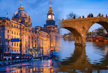 上海豫园、老街、外滩和朱家角水乡一日游巴士游【漫步于老街、豫园、城隍庙，感受历史与现代的交融。 朱家角魅力：探索经典水乡的古桥、运河和私家花园。 外滩夜魔：惊叹于上海**标志性的地标建筑的璀璨天际线。】