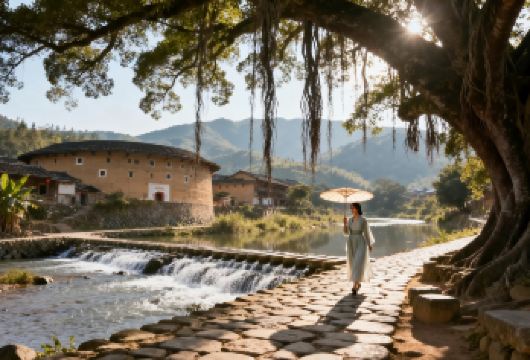 马年赏古韵！福建土楼南靖云水谣深度一日游【厦/漳出发安心游】【马年探春优选！厦门漳州出发，星级服务+自有车队，一日解锁土楼古韵】