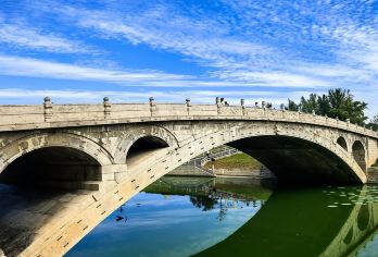 西柏坡景区+旧址大院+纪念馆+赵州桥一日活动【二环内上门接送】【石家庄市区二环内，上门接送，出发时间自由，革命圣地+千年古桥深度游】