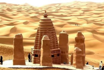 新疆吐鲁番+火焰山景区+吐峪沟+库木塔格沙漠一日游【[专车接送]专车无忧往返接送】