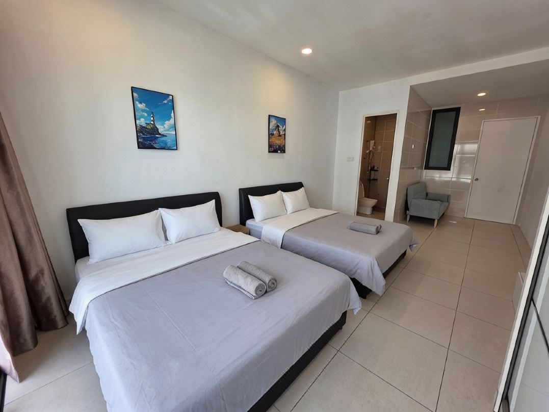 Cozy Studio P'Residence Batu Kawa Emart - Netflix & Pool