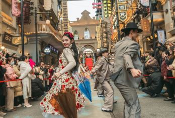 上海千古情一日游【赠送巴士观光+纯玩无自费+含全部演出】【[轻松出行]空调旅游专用车接送至景区门口，上车可以休息，免去拥挤地铁找景区大门烦恼】