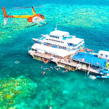 接急单#凯恩斯太阳恋人号大堡礁游轮一日游深度停留可选直升机