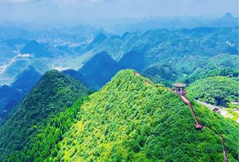 贵州六盘水+大河堡凉都花海+梅花山景区+北盘江大桥#【车接车送，深度体验热门景点，行程景点可调】