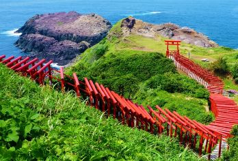 日本九州山口一日游门司港元乃隅稲成神社关门大桥小仓城【九州风光】