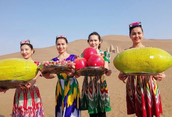 吐鲁番起止—新疆火焰山+吐峪沟+库木塔格沙漠一日游【小团和包车在吐鲁番市区/吐鲁番北站可免费接送；大团12人以上免费派导游】
