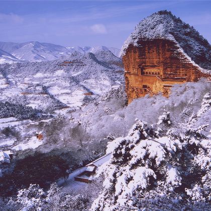 麦积山石窟半日游【登窟讲解/上门接送/1人起订/保证发团】