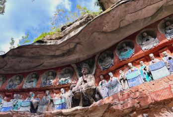 重庆大足石刻+安居古镇一日游（英文导游|世界文化遗产）【专车接送|行程可调|可定制行程】