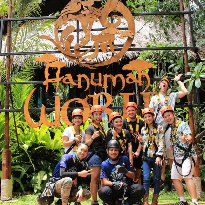 泰国普吉岛Hanuman World丛林飞跃一日游