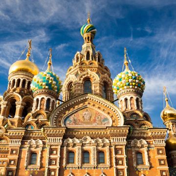 圣彼得堡冬宫+救世主滴血大教堂+彼得保罗要塞+涅瓦大街一日游