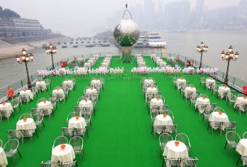 重庆夜景游船重庆两江游船+免费上甲板+表演【电子票无需取票】【[经典游船]19:00-21:00滚动发 朝天|交运系列洪崖洞码头登船】