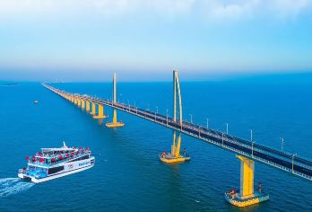 港珠澳大桥+渔女石像+日月贝+圆明园+情侣路-珠海一日游【[高端纯玩团]无购物，自营保障，本土百强社，确保品质，拒绝任何形式的购物，打造真正的纯玩团。】