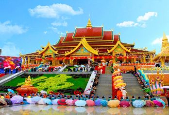 西双版纳野象谷+勐泐文化旅游区一日游【6人小团+上门接送】【2-6人VIPmini小团，版纳