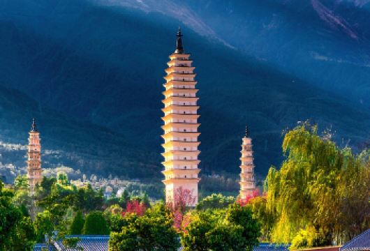 大理一日苍山+洱海一日游（喜洲古镇+乘洱海大游船南诏风情岛）【当地专职导游带队，介绍景点风土人情，苍山感通索道+洱海大游船长线深度游（含南诏风情岛+三道茶表演）】