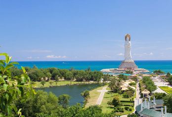 三亚南海观音+天涯海角一日游丨纯玩丨含门票丨抱佛脚丨醉美天涯【[套餐可选]一天玩转精华景点，多景点可选丨品质大团，精品小团，多集合点】