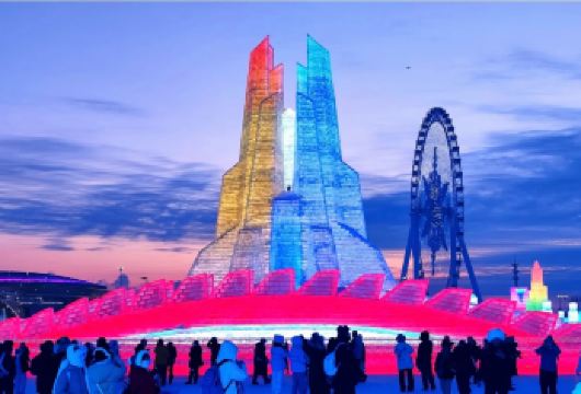 哈尔滨冰雪大世界 + 雪博会私家团一日游｜上门接送 【参观哈尔滨标志性的冰雪大世界，欣赏精美的冰雕作品，沉浸在梦幻般的冬季景观中。】