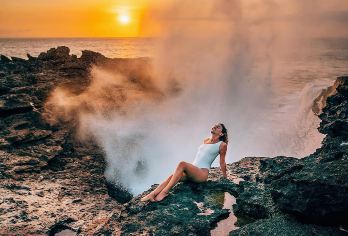 巴厘岛蓝梦岛一日游【恶魔眼泪中文服务可选环岛游/浮潜/深潜】【[快艇出海 安排丰富] 游泳、浮潜、海钓、环岛一站式打卡】