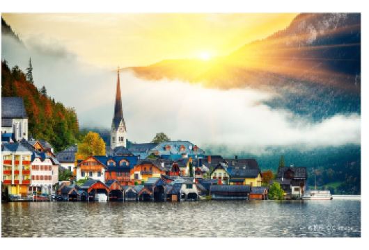 奥地利哈尔施塔特湖+圣沃夫冈+明信片观景台+天主教维也纳出发【中文包车+行程可调+酒店接送】