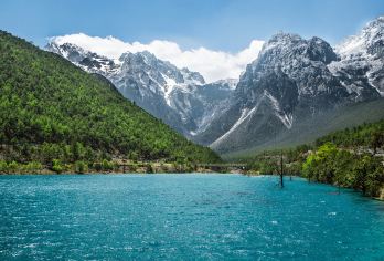 云南丽江玉龙雪山一日游【云杉坪小索道+蓝月谷+10人内小团】【云杉坪小索道+小九寨沟蓝月谷】