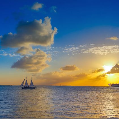 美国迈阿密-基韦斯特逛日落广场游海明威故居【中文包车自由行】