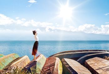 大理洱海+双廊+喜洲古镇+理想邦+生态廊道一日游【轻奢环海】【解锁洱海新玩法，网红打卡，轻奢环海，人文体验】