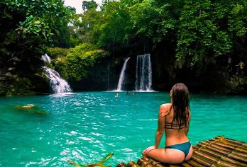 宿务出发：巴迪安峡谷探险与卡瓦森瀑布一日游 | 往返接送【[卡瓦森瀑布]菲律宾有名瀑布之一，犹如世外桃源；】