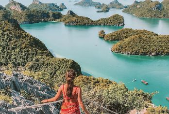 苏梅岛安通国家海洋公园一日游NAGA帆船/快艇出海皮划艇可选【乘NAGA帆船/快艇畅游安通海域，轻松抵达秘境岛屿】