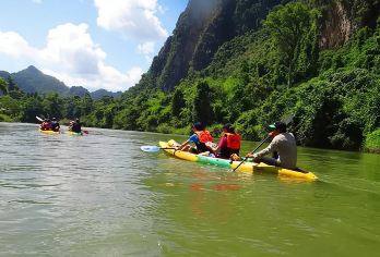 万荣一日游【含坦江溶洞+水下溶洞 +1号泻湖+南松河皮划艇】【上门接送】