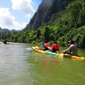 万荣一日游【含坦江溶洞+水下溶洞 +1号泻湖+南松河皮划艇】
