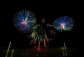 【精彩跨年烟花秀】重庆长寿湖天空剧院跨年烟花秀门票+往返车【[套餐可选]大巴车套餐，以及商务车套餐】