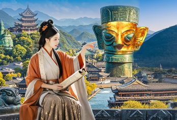 都江堰+三星堆一日游【8人小团丨专业人工讲解丨打卡蓝眼泪】【[接送无忧·三环全域达] 成都三环内门到门上门接驳，回程送至三环内任一酒店。】