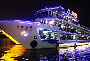 重庆两江游船山城美景白天游船晚霞游船免取票电子票扫码上船【晚霞游船：18:10洪崖洞开船航行45分钟，免取票，二维码扫码入园】