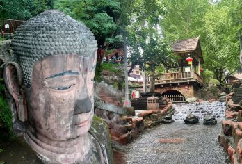 乐山大佛+黄龙溪古镇一日游【2-8人团+船游大佛+悠闲古镇】【[当地人带你玩]不仅是司机，更是靠谱朋友，带你吃地道，玩深度】