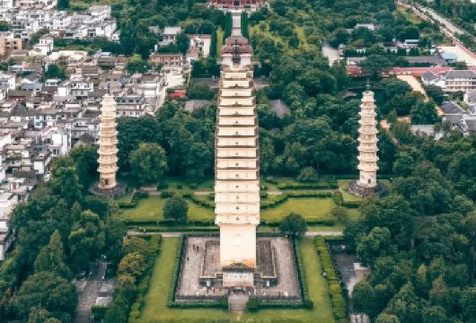 三塔+洱海大游船+喜洲+双廊+南诏风情岛一日游：大理古城可接【[地标景点]崇圣寺三塔+乘坐洱海大游船游览洱海(登南召风情岛 +含白族三道茶歌舞表演)+喜洲+双廊】