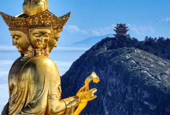 峨眉山+船游乐山大佛一日游【赠送成都三环内包接+含川味午餐】【[玩转精华景点]船游观大佛全景，体力无限制；充足时间畅玩峨眉山金顶】