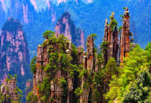 张家界/袁家界/天子山/十里画廊纯玩一日游【一价全含 天天发班】